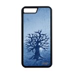 Coque pour iphone 7 plus en silicone peinture arbre foret de vie zen personnalis� motif naturel etui ...