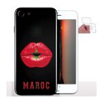 Coque iphone 8 bisous du maroc / gel souple / 4. 7  / kiss time