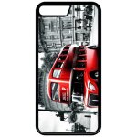 Coque pour iphone 8 + - london vintage - noir