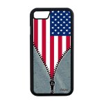 Coque iphone 8 silicone drapeau etats unis usa americain nfl nba alu foot