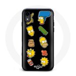 Coque iphone x bart simpson yellow face