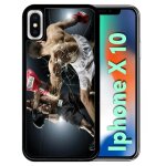 Coque pour iphone x - boxe everlast - noir