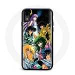 Coque pour iphone x les chevaliers du zodiaque anime culte saint seiya anime manga