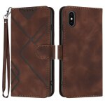 Coque pour iphone x, etui en cuir pu portefeuille magn�tique coque pour iphone x, antichoc housse de ...