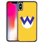 Coque pour iphone x mario wario logo