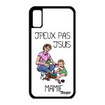 Coque iphone x silicone j'peux pas j'suis mamie bebe humour bande dessin�e personnalis� dessin humoristique ...