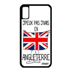 Coque pour iphone x silicone j'peux pas j'vais en angleterre union jack de