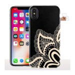 Coque iphone x star tatoo floral / gel / souple / tpu