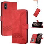 Coque pour iphone x / xs, portefeuille etui housse en cuir protection avec porte cartes, fentes pour ...