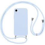 Coque pour iphone xr 6, 1 pouces - silicone tpu souple antichoc, etui collier avec lanière réglable 1, ... Coque pour iphone xr 6, 1 pouces - silicone tpu souple antichoc, etui collier avec lanière réglable 1, ...