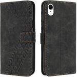 Coque iphone xr, antichoc tpu housse iphone xr cuir premium flip case portefeuille etui rabat [bequille] ...