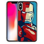 Coque pour iphone xr iron man design affiche