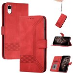 Coque pour iphone xr, portefeuille etui housse en cuir protection avec porte cartes, fentes pour cartes, ...