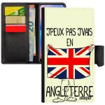 Coque pour iphone xr portefeuille j'peux pas j'vais en angleterre royaume unis euro foot basket etui ...
