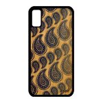 Coque pour iphone xs bois silicone motif cachemire bleu femme 512 go jolie iphone xs