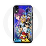 Coque pour iphone xs les chevaliers du zodiaque anime culte saint seiya manga