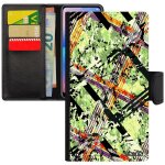Coque iphone xs en cuir a rabat carreau tartan housse 4g pas cher ecossais color texture original vert ...