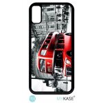 Coque pour iphone xs - london vintage - noir