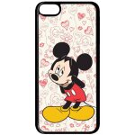 Coque pour ipod touch 6 - disney mickey love - noir