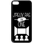 Coque ipod touch 6 - j peux pas j ai cin 2 - noir