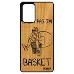 Coque j'peux pas j'ai basket pour galaxy a72 bois silicone drole panier nba basketball comique humour ...