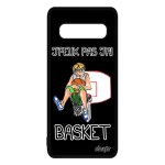 Coque j'peux pas j'ai basket s10 plus silicone noir de protection samsung galaxy s10 plus