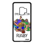 Coque j'peux pas j'ai rugby s9 silicone texte mobile drole unique samsung galaxy s9