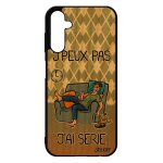 Coque j'peux pas j'ai s�rie a25 5g bois silicone bd jpeux drole manga housse television je vert humour ...