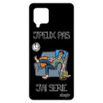 Coque j'peux pas j'ai s�rie samsung a42 silicone jpeux bumper manga telephone humour noir de protection ...