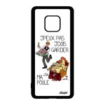 Coque j'peux pas j'dois garder ma poule huawei mate 20 pro silicone bande dessin�e etui jpeux humoristique ...