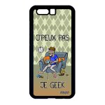 Coque j'peux pas je geek pour honor 9 silicone 4g housse jpeux humour bd etui huawei vert comique drole ...