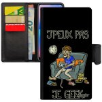 Coque j'peux pas je geek s6 edge rabat porte cartes jeux video de protection noir gamer design bd telephone ... Coque j'peux pas je geek s6 edge rabat porte cartes jeux video de protection noir gamer design bd telephone ...