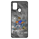 Coque j'peux pas je geek samsung galaxy a21s silicone humour humoristique drole gamer jeux video mobile ...