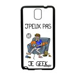 Coque j'peux pas je geek pour samsung galaxy note 3 silicone gamer console smartphone de protection play ...