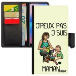 Coque j'peux pas j'suis maman iphone 15 jpeux mere housse pu je bebe 4g parent 512 go drole telephone ...