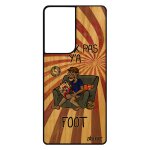 Coque j'peux pas y'a foot galaxy s21 ultra en bois naturel et silicone jpeux humour bd rouge etui comique ...