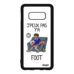 Coque j'peux pas y'a foot s10e silicone drole bande dessine humour bumper etui portable supporter personnalis ...