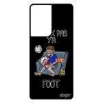 Coque j'peux pas y'a foot samsung s21 ultra en silicone de protection texte telephone drole humoristique ...