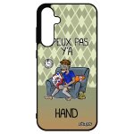 Coque j'peux pas y'a handball pour s23 fe silicone original texte hand personnalis� drole antichoc humour ...