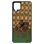 Coque j'peux pas y'a jo de protection samsung galaxy a12 bois silicone 4g humoristique solide je athletisme ...