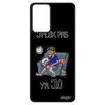 Coque j'peux pas y'a jo samsung a52 silicone noir telephone metal je supporter bd jpeux humour case smartphone ...