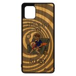 Coque j'peux pas y'a rugby antichoc samsung galaxy note 10 lite en bois silicone smartphone humour xv ...