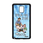 Coque jpeux pas j'suis tonton samsung note 4 silicone souple humoristique humour drole smartphone bd ...
