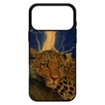 Coque leopard guepard jaguar pour iphone 17 pro max bois silicone predateur fauve eclair portable design ...