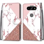 Coque pour lg aristo 5 / lg k31, etui en cuir pu portefeuille housse coque avec 360 degres silicone antichoc ...
