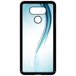 Coque lg g6 - forme bleu arrondi - noir