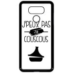 Coque lg g6 - j peux pas j ai couscous 1 - noir