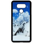 Coque pour lg g6 - montagne - noir
