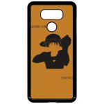 Coque pour lg g6 - one piece monkey d rufy - noir