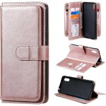 Compatible avec coque lg k22, portefeuille etui [fentes pour cartes] fermeture magntique pu cuir etui ...